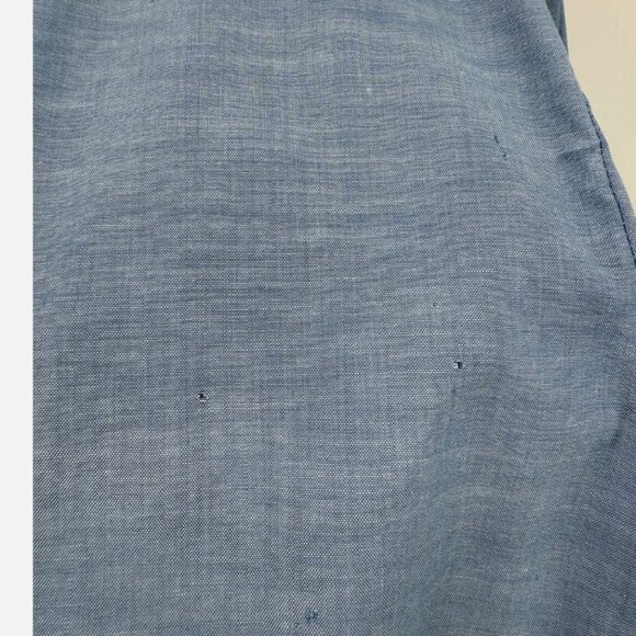 Montgomery Ward Chambray Embroidered Shirt M - Picture 4 of 8